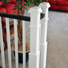 White and Black Railing System