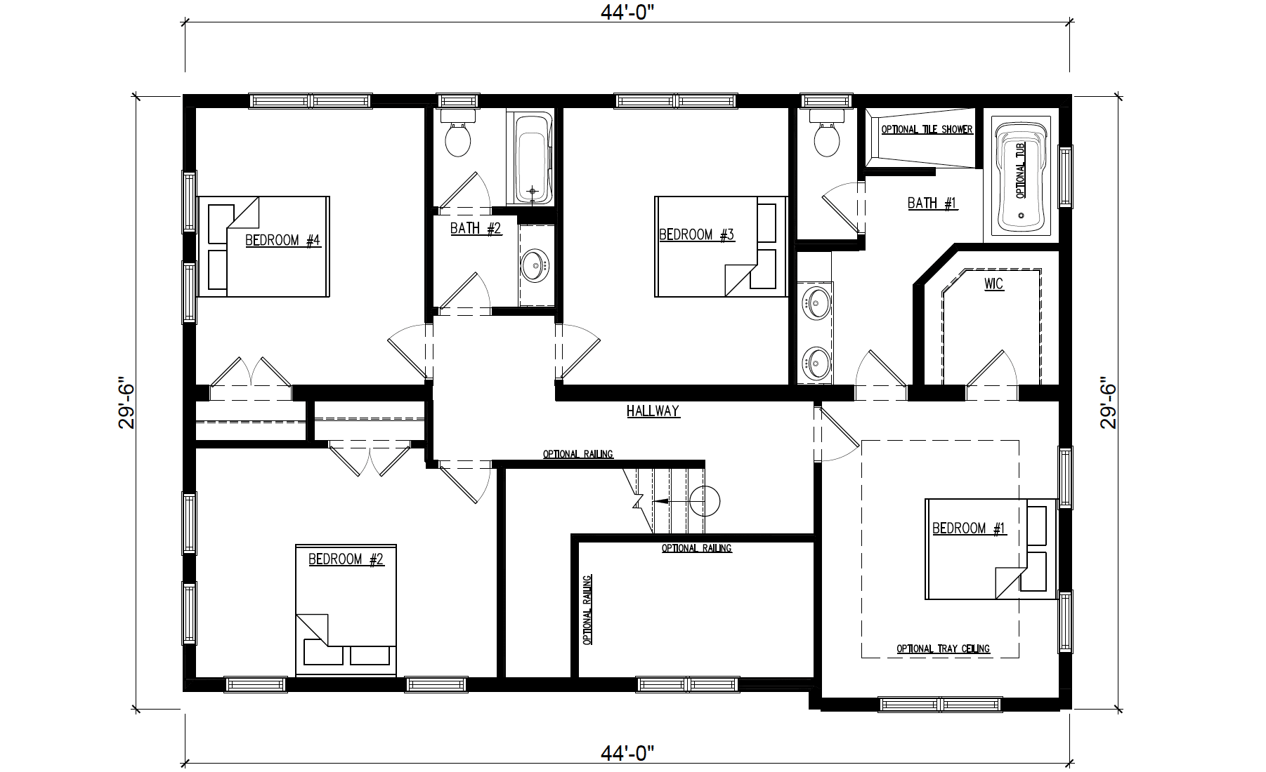 Normandy Floor Plan Upper