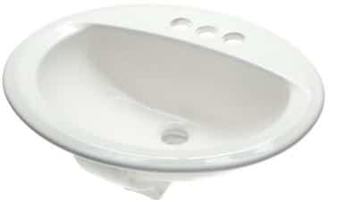 White Sink Bowl