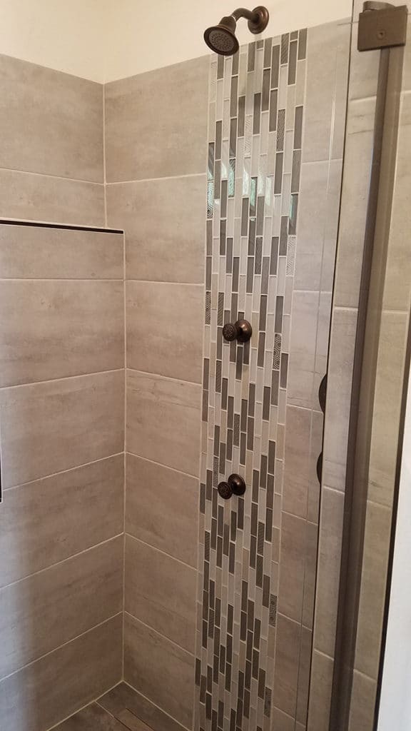 Large Custom Tile Shower