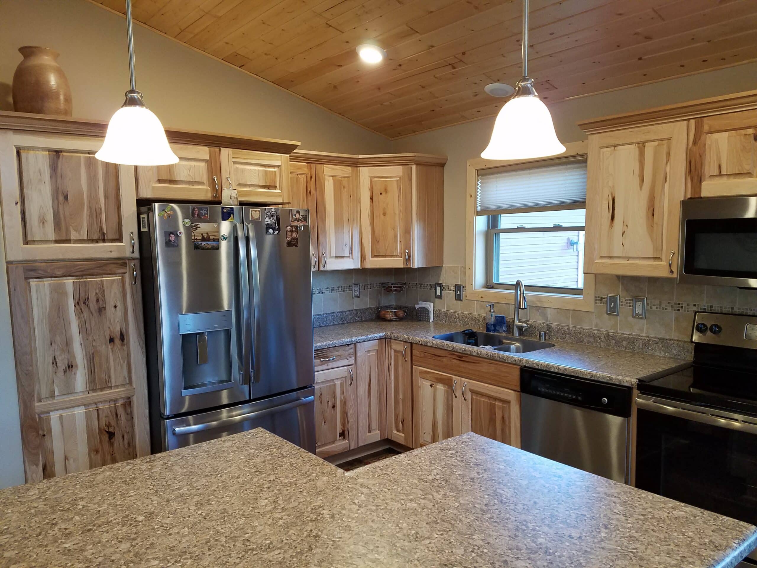 Kitchen With Wood Cabinets