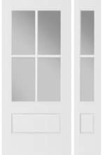 White Exterior Door