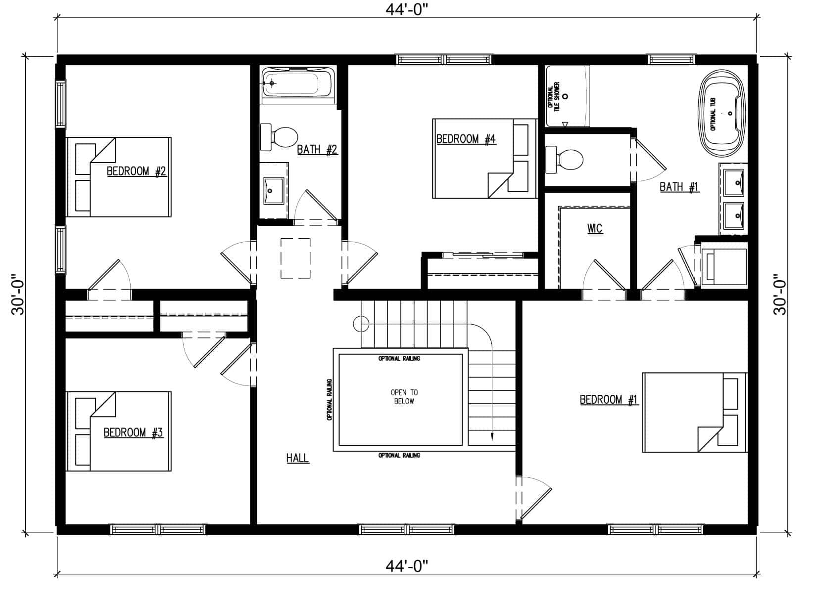 eagle river second floor blackline web