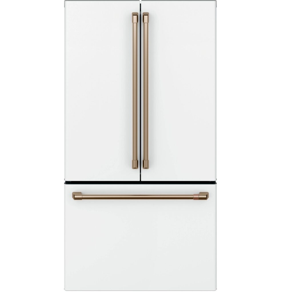 Café™ Energy Star® Cu Ft Smart Counter Depth French Door Refrigerator White Cwe Sp Mw