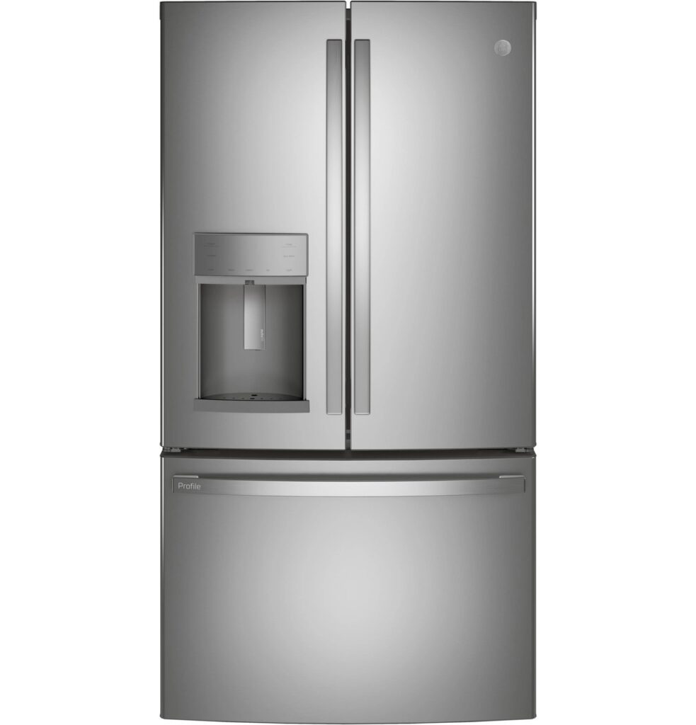 Ge Profile™ Series Energy Star® Cu Ft Counter Depth Fingerprint Resistant French Door Refrigerator With Hands Free Autofill Pye Kynfs