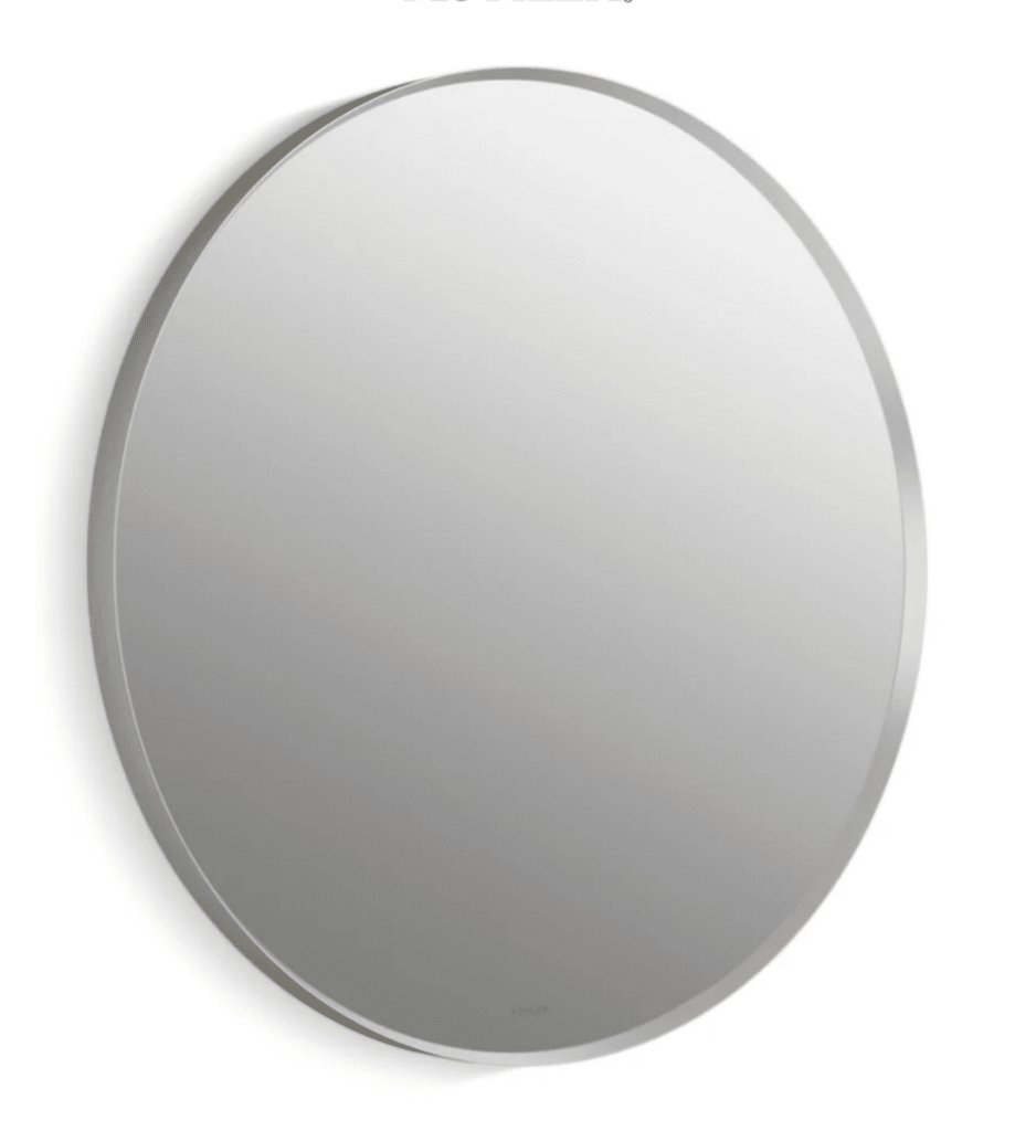 Kohler Brushed Nickel Round Mirror